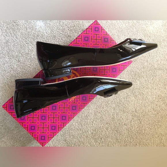 TORY BURCH 20mm Patent Leather Gigi Flats - Picture 5 of 8